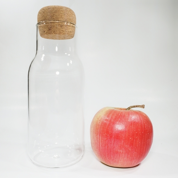 Lot of 3 Modern Farmhouse Spice Glass Jars Bottles - Picture 4 of 11